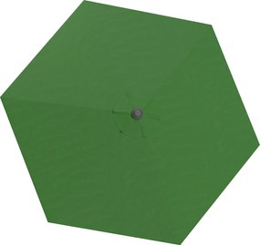 Outsunny 3m Napernyő Pótkabát - Kiváló Szellőzés UV 30+ Védelem Poliészter Borítás Kültéri Zöld | Aosom