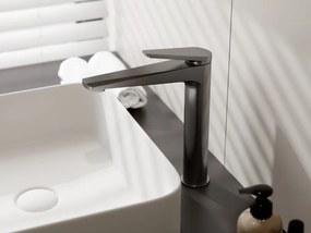 Caldo Freddo magasított mosdócsaptelep - GUNMETAL - fegyverszürke