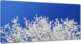 Vászonkép 115x55 Téli fa Dér Hó