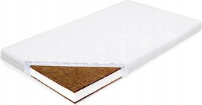 Gyerek matrac New Baby Standard 140x70x8 cm kókusz-hab-kókusz fehér