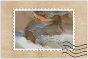 Poszterek 60x40 Márvány mozaik Bronz