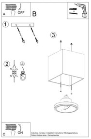 Spotlámpa BLAKE 1xGU10/40W/230V