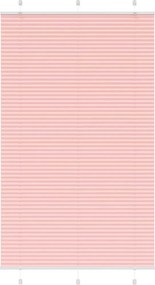 vidaXL pliszírozott redőny rózsaszín 120x200cm szövetszélesség 119,4cm