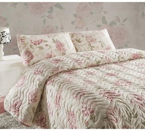 Care Pink steppelt ágytakaró és 2 db párnahuzat, 240 x 220 cm - Eponj Home