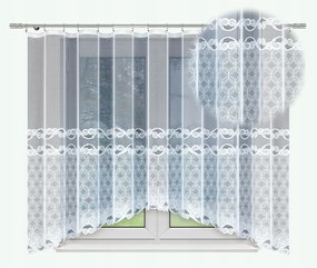 Mg Függöny 25252 jacquard ív 300x160 pol szalaggal