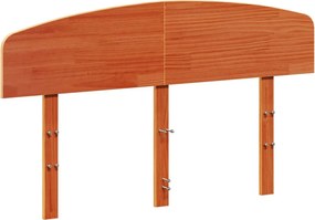 vidaXL viaszbarna tömör fenyőfa fejtámla 135 cm