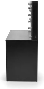 AMORIO sminkasztal fekete