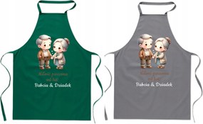 Konyhai kötény Ajándék Évek óta párolt szerelem Nagymama Nagypapa