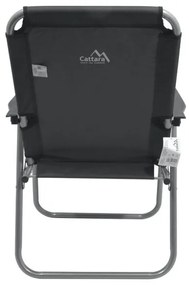 Szürke összecsukható kempingszék