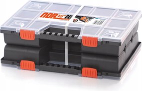 Rendszerező dupla rekeszes doboz 39x29x13 c