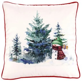 Pillow Christmas motif velvet, 45 x 45 cm