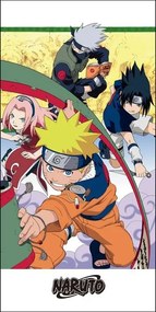 Naruto Team 7 fürdőlepedő, strand törölköző 70x140cm