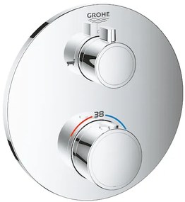 Grohe Grohtherm zuhany és fürdő csaptelep vakolat alatti rész nélkül króm 24077000 G24077000