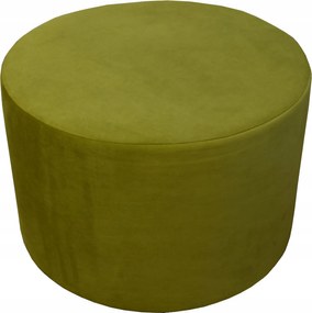 Nagy Kerek Puf, 60 CM Átmérő, Sima, Különböző Szövetek És Színek Nappali, Hálószoba