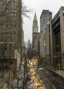 Poszter 50x70cm Chrysler Building New York, Assaf Frank