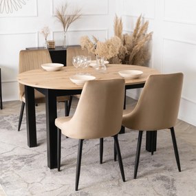 Bézs Bársony Étkezőszék. BARI