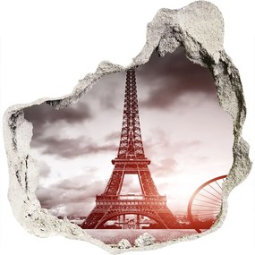 3d lyuk fal dekoráció Eiffel-torony párizs nd-p-76327253