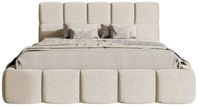 Franciaágy 140 cm Cirsten 140B (ágyráccsal) (világos bézs). Akció -15%. 1099532