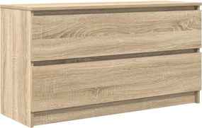 vidaXL sonoma tölgy színű szerelt fa TV-szekrény 100x35x54 cm