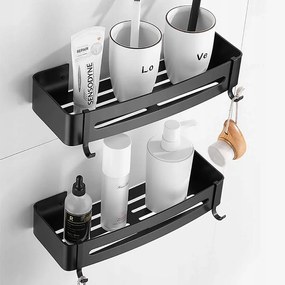 Zuhanytálca Fürdőszobai Kosár 2db+ragasztó