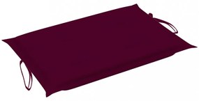 bordó oxford szövet napozóágy párna 186 x 58 x 3 cm