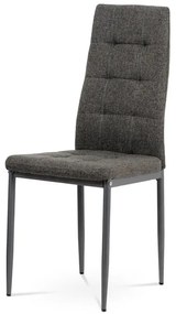 Étkezőszék, szürke, szövet, DCL-397 GREY2