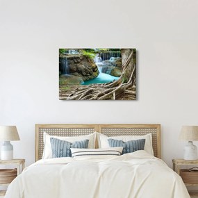 Kép - Folyó vízesésekkel (90x60 cm)