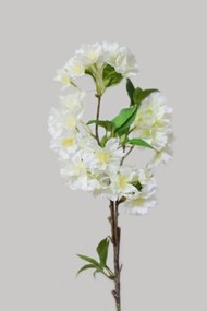 Fehér mű japáncseresznye virágok 70cm