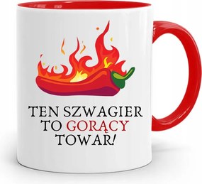 Sógornak Piros Bögre Születésnapi Ajándéknak, fényképes nyomattal