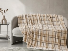 Mikroplüss pléd PLAID, krém színű Méret: 150 x 200 cm