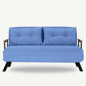 2 személyes kanapéágy Homoko 2-Seater - Kék