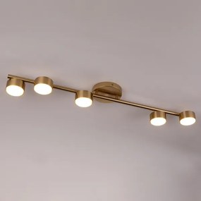 Spotlámpa PUNTO 5xGX53/12W/230V arany