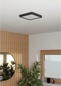 Eglo 901329 - LED fürdőszobai mennyezeti lámpa FUEVA LED/10,5W/230V 22x22cm IP44 fekete
