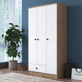 Gardróbszekrény, 90 cm – BA117
