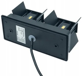 LED Kültéri fali lámpa LED/12W/230V IP54 fekete