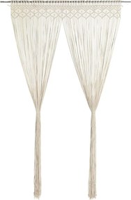 vidaXL makramé pamutfüggöny 140 x 240 cm