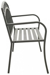 szürke kerti pad 120 cm