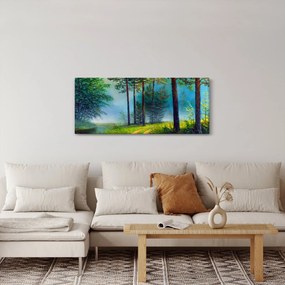 Kép - Olajfestmény tájkép (120x50 cm)