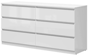 Komód Tetrix 4 (fényes fehér) . 1098482
