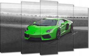 Vászonkép 100x60 Lime sportautó