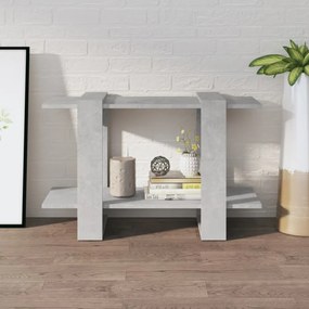 betonszürke könyvszekrény/térelválasztó 80 x 30 x 51 cm