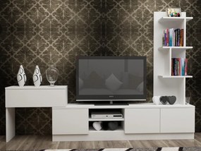 Team TV-állvány, fehér, 120 cm