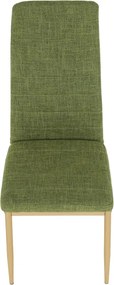 Szék, zöld szövet/bükk, COLETA NOVA