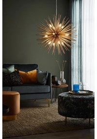 Aranyszínű függőlámpa fém búrával 72x72 cm Soleil - Markslöjd