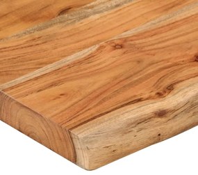 tömör akácfa téglalap alakú fali polc 40 x 20 x 3,8 cm