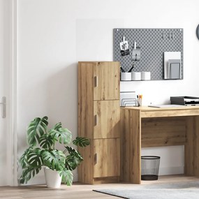 Magas Tároló kézműves tölgy 31,5 x 32 x 124 cm Faanyag