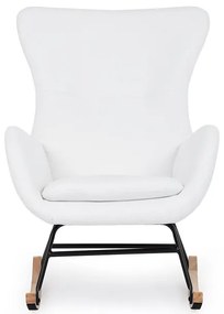 Fehér Szövet Hintaszék. AK-376 WT2