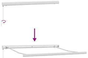 burgundi vörös kézzel kihúzható napellenző 300 x 250 cm