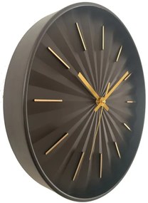 Globo B992533 - Falióra Ø 30,5 cm 1xAA fekete