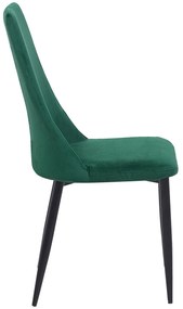Étkezőszék szett 2 db Clenot (smaragdzöld). 1009930